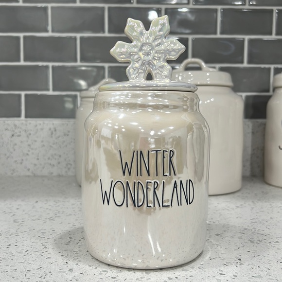 Rae Dunn Holiday New Rae Dunn Winter Wonderland Mini Canister With
